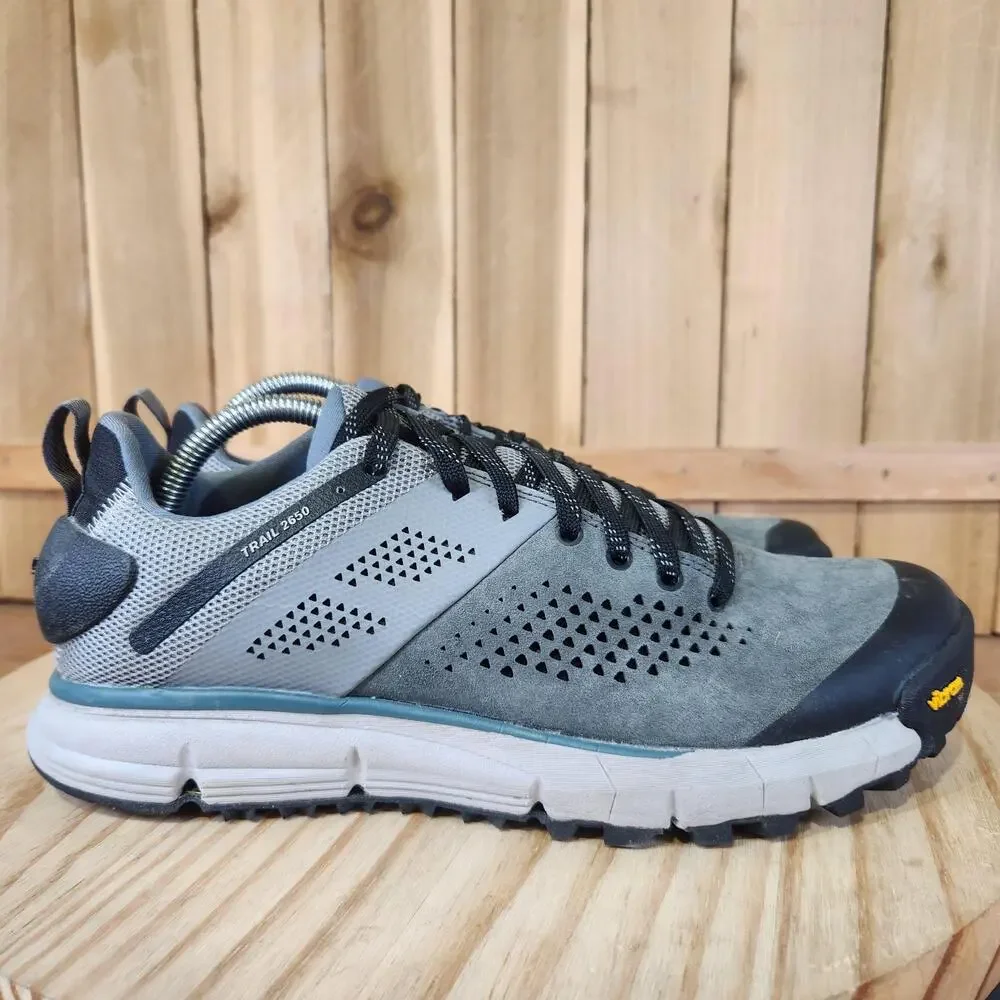Danner Trail 2650 3 Shoes Mens 8.5 Gray Leather Hiking Sneakers MISSING INSOLES